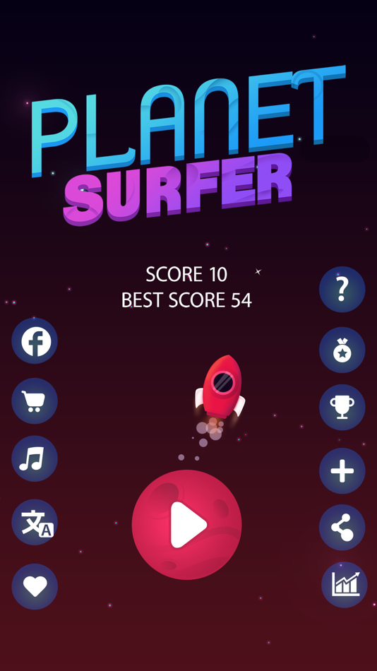 #1. Planet Surfer (iOS) 由: The Mascoteers