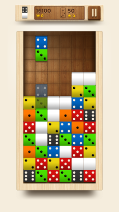 Domino Fit - 10/10 Merged Blocks (Dominoes puzzle games) screenshot 1