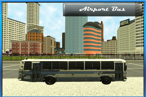 AirPort Bus Driving : Free City Parking & Best Pro Simulator 2016 screenshot 4