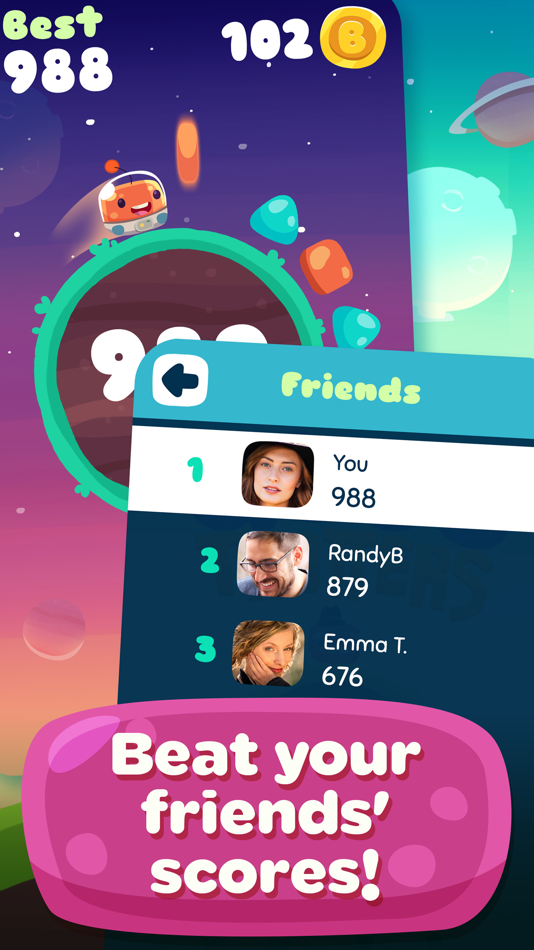 #4. Glob Trotters - Endless Arcade Blobber (iOS) 由: Fliptus