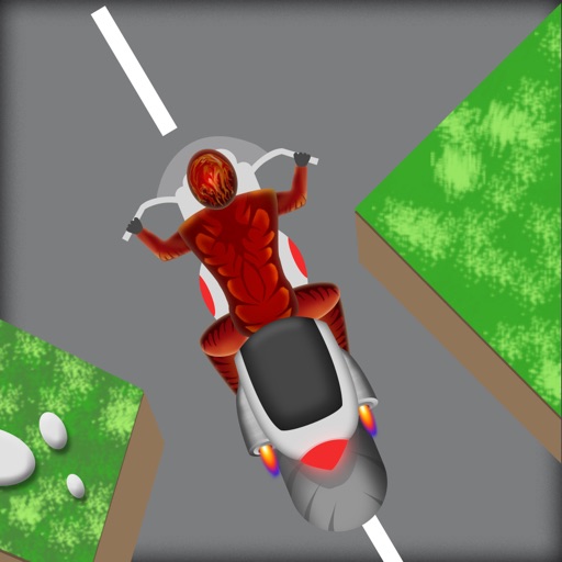 Snaky Road Racing Bike - new virtual street racing game iOS App