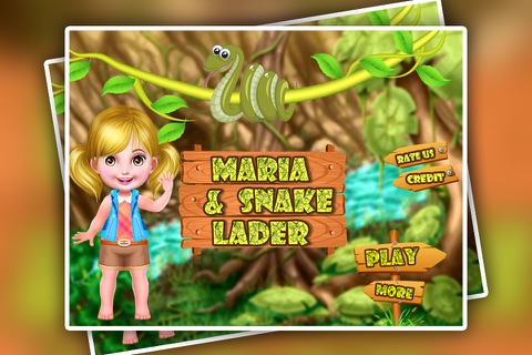 Play with Maria Snakes Ladder - chutes and ladders screenshot 2