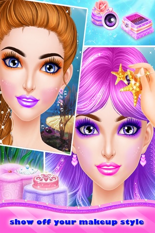 Mermaid Makeup Salon - Girls Games - Spa Dressup screenshot 3
