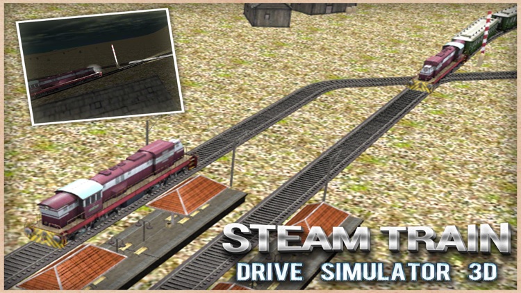 Steam Train Driving Simulator 3D screenshot-3