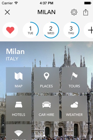Milan Trip Planner, Travel Guide & Offline City Mapのおすすめ画像1