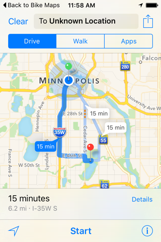Minneapolis Cycling Map screenshot 4