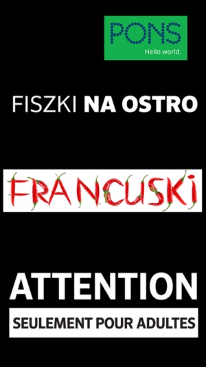 Fiszki na ostro - Francuski