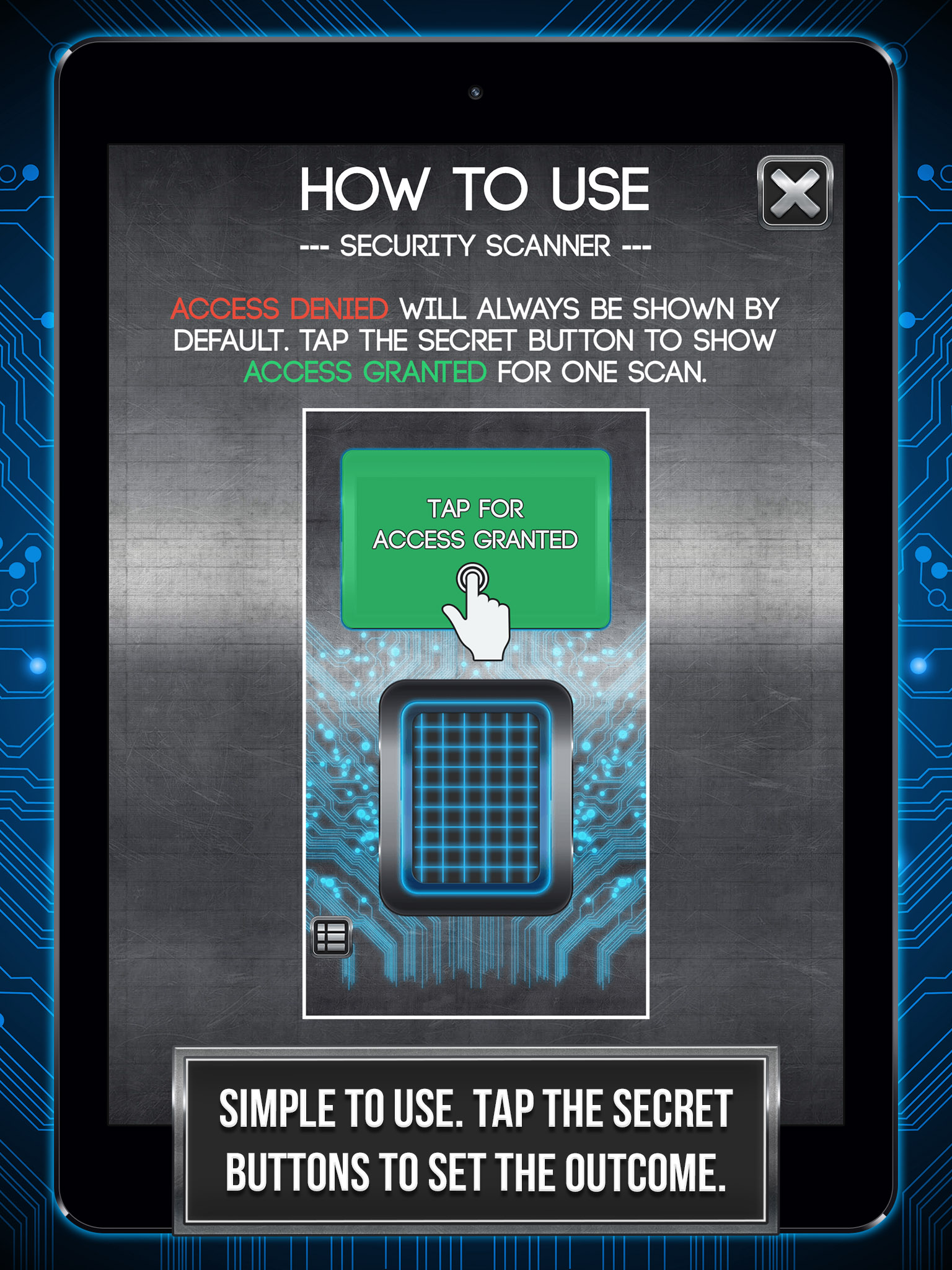 Secret Finger Protection Lock Scanner Prank (FREE)