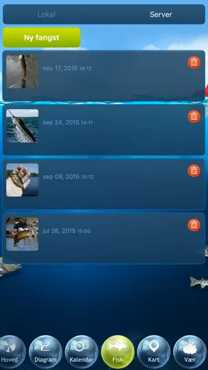 Fiske Deluxe - Beste Fisketider Og Fiskekalender iPhone-skjermbilde 5