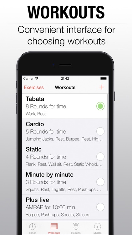 WOD Timer - interval tabata round timer for hiit training PRO