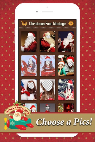 Xmas Face Montage Effects - Change Yr Face with Dozens of Elf & Santa Claus Looksのおすすめ画像3