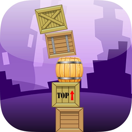 Stack Up Tower With Blocks Icon