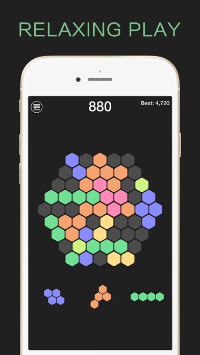 Screenshot #2 pour Hex Puzzle Six Sides Block Hexa Fit