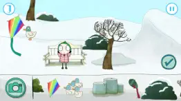 sarah & duck - day at the park iphone screenshot 2