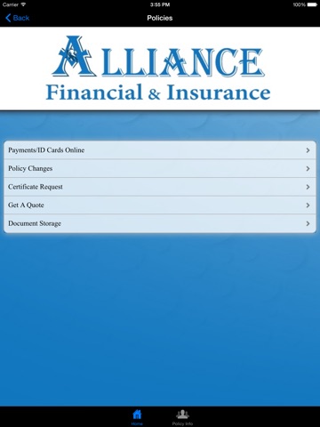 Alliance Financial & Insurance HD screenshot 3