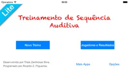 Game screenshot Treinamento de Sequência Auditiva Lite mod apk