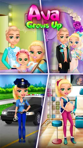 Game screenshot Ava Grows Up - Makeup, Makeover, Dressup Girl Game mod apk