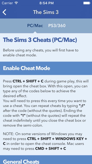 Cheats for The Simsのおすすめ画像3