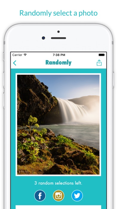 Screenshot #2 pour Randomly - Send random photos and quotes