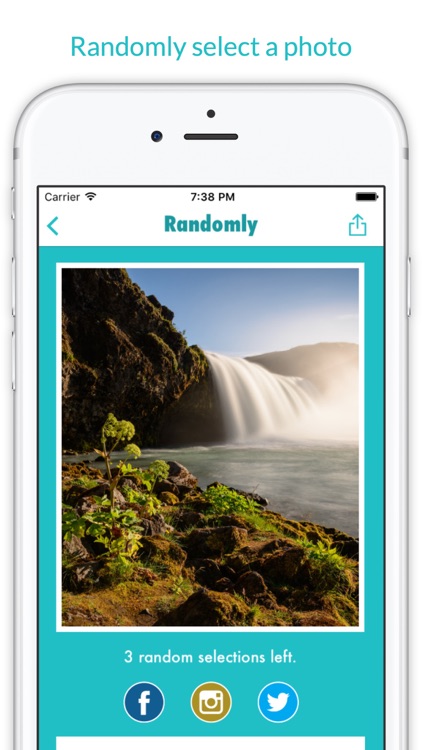 Randomly - Send random photos and quotes