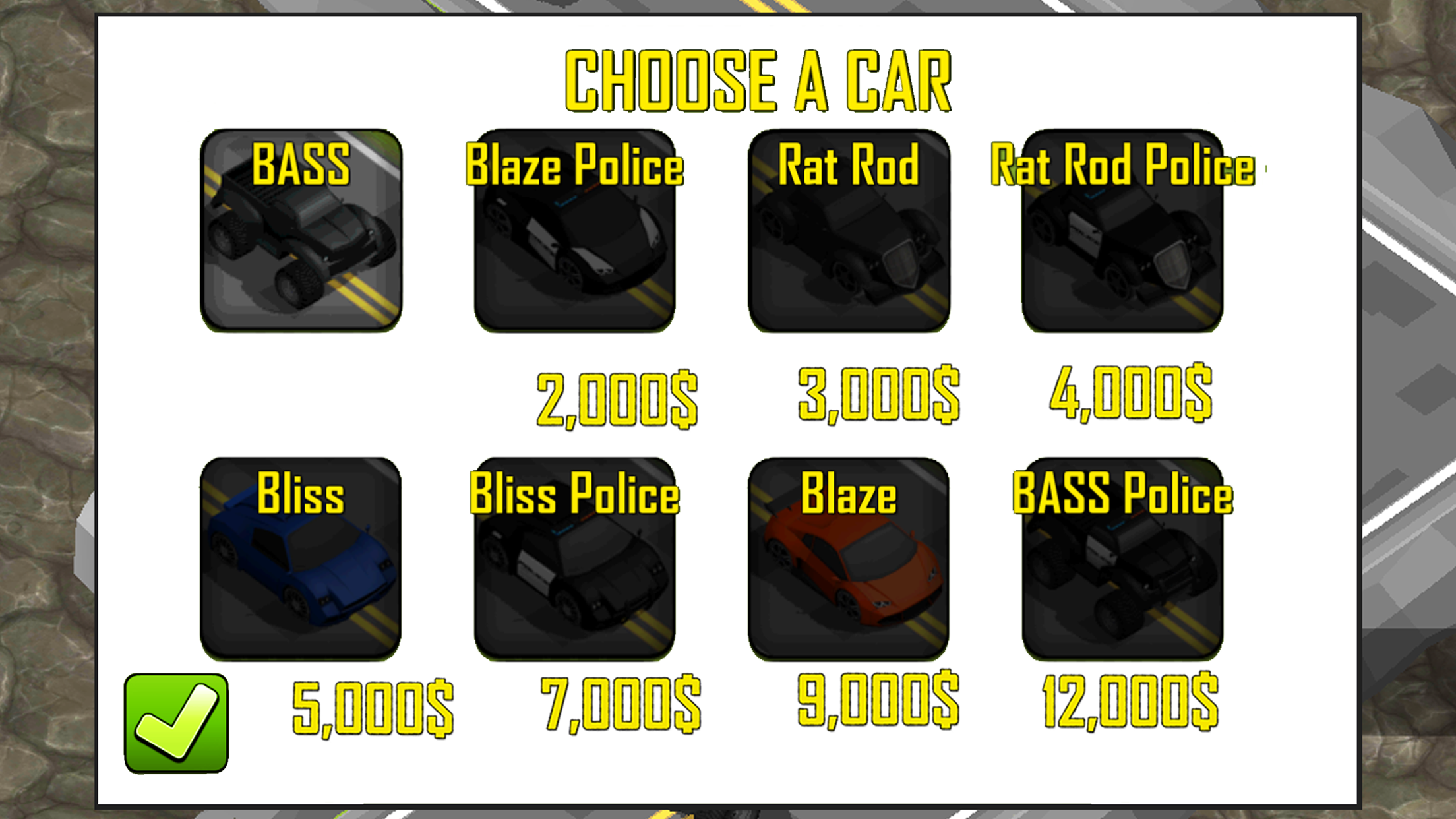 3D Zig-Zag  Offroad Racer -  Escape Asphalt Car with Fast Run Lane screenshot 3
