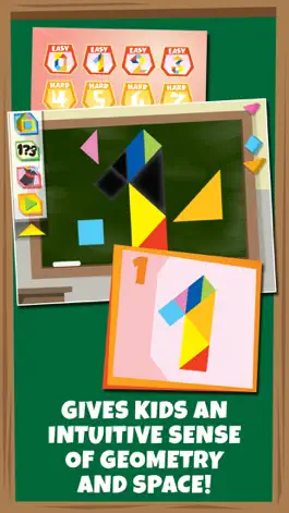 Game screenshot Kids Learning Puzzles: Numbers, Endless Tangrams apk