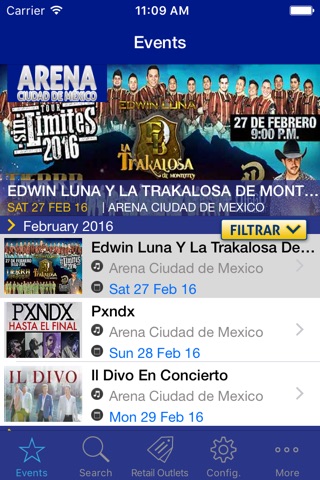 Arena Ciudad de México para móvil screenshot 2