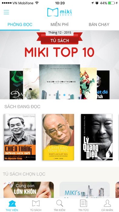 Screenshot #1 pour miki ebook - Mua tức thời, đọc mọi nơi