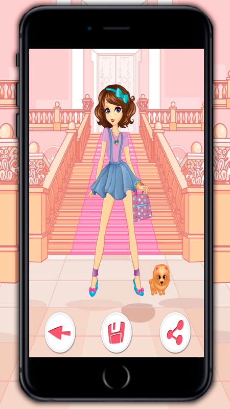 Dress dolls and design models – fashion games for girls of all ages screenshot 3