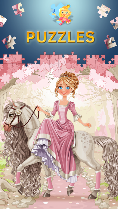 Screenshot #2 pour Puzzles de princesse gratuit jeux de fille