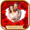Love frames for pictures create postcards with romantic love pictures - Premium