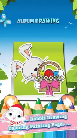 Game screenshot Coloring Book Rabbit Drawing Pages - free learning painting cool games for the kids girls apk
