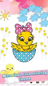 Chicken Drawing Coloring Book - Cute Caricature Art Ideas pages for kids screenshot #4 for iPhone