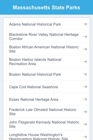 Massachusetts National Parks & State Parks screenshot 2