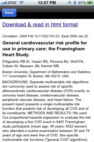 STAT Framingham Heart Age screenshot 3