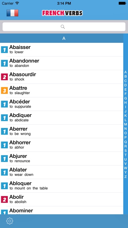 French Verbs conjugator : Learn french conjugation