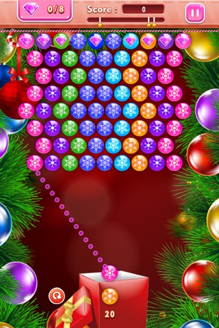 クリスマスボール - 少年少女のための無料のパズルバブルシューティングゲーム佐賀ゲームのおすすめ画像2