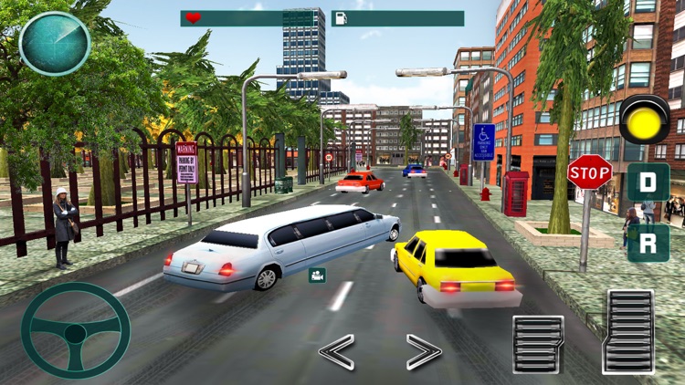 Luxury Limousine Taxi City Car Driving 3D
