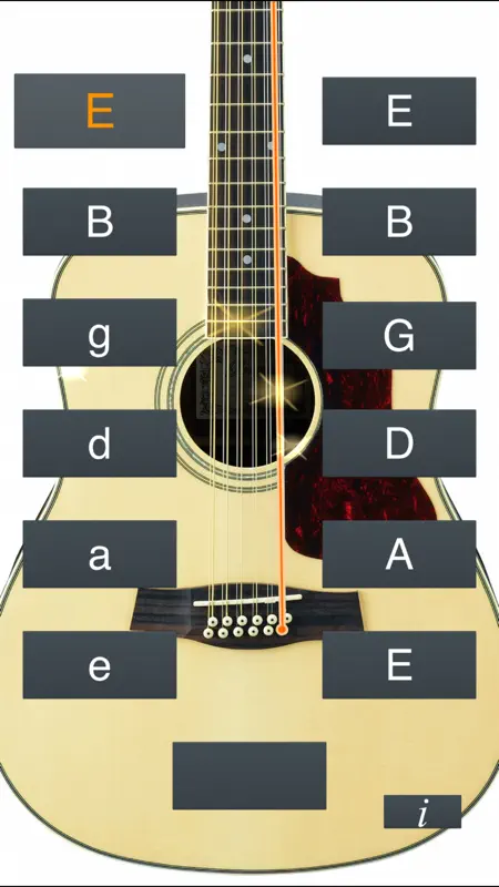 12-String Guitar Tuner Simple screenshot 1 of 5