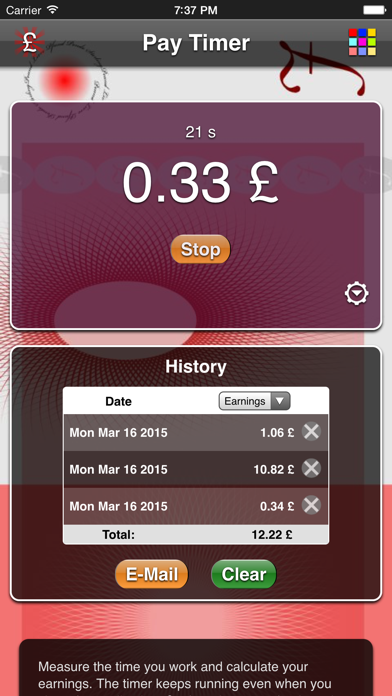 How to cancel & delete Pay Timer Free from iphone & ipad 3
