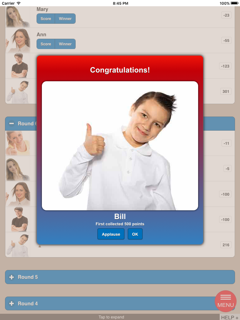 Score Counter for UNO