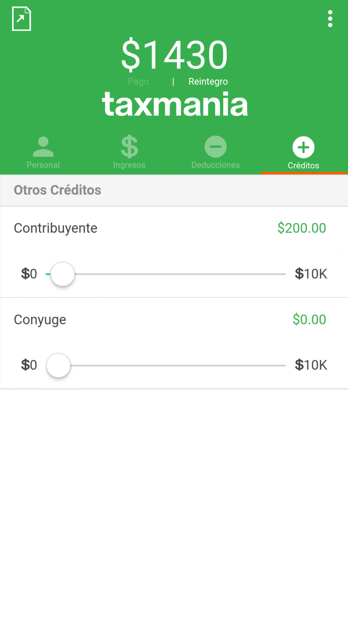 Taxmania Calculadora