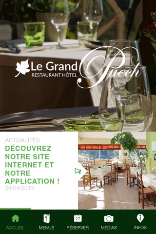 Le Grand Puech - Restaurant Mimet screenshot 2