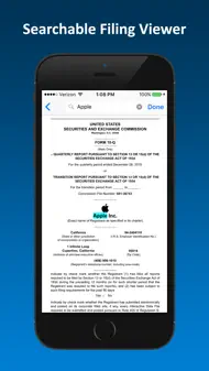 SEC Filing Alerts iphone bilder 2