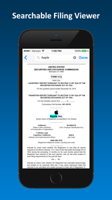 SEC Filing Alerts screenshot