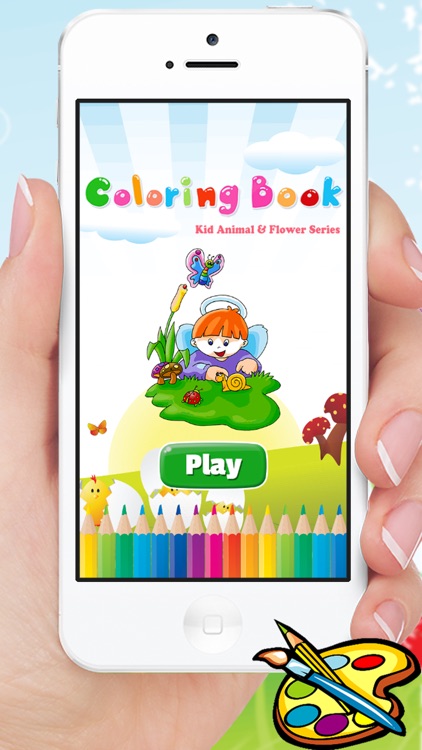 Kid Animal & Flower Coloring Book - Drawing for Kids Games