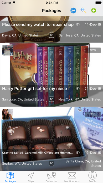 BuddyExpress™ - Social Shipping iPhone screenshot 2 - Travel app