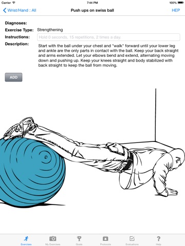 Physical Therapy Home Exercises screenshot 3