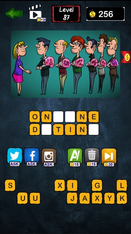 Illustration Guess - What's On The Picture & Guessing of Words