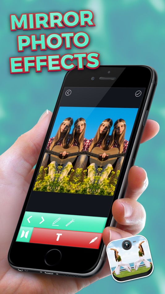 Mirror Photo Effects – Clone Yourself and Make Water Reflection in Pictures - 1.0 - (iOS)